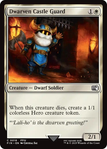 Image for Dwarven Castle Guard (18) (FINAL FANTASY) - Magic: The Gathering