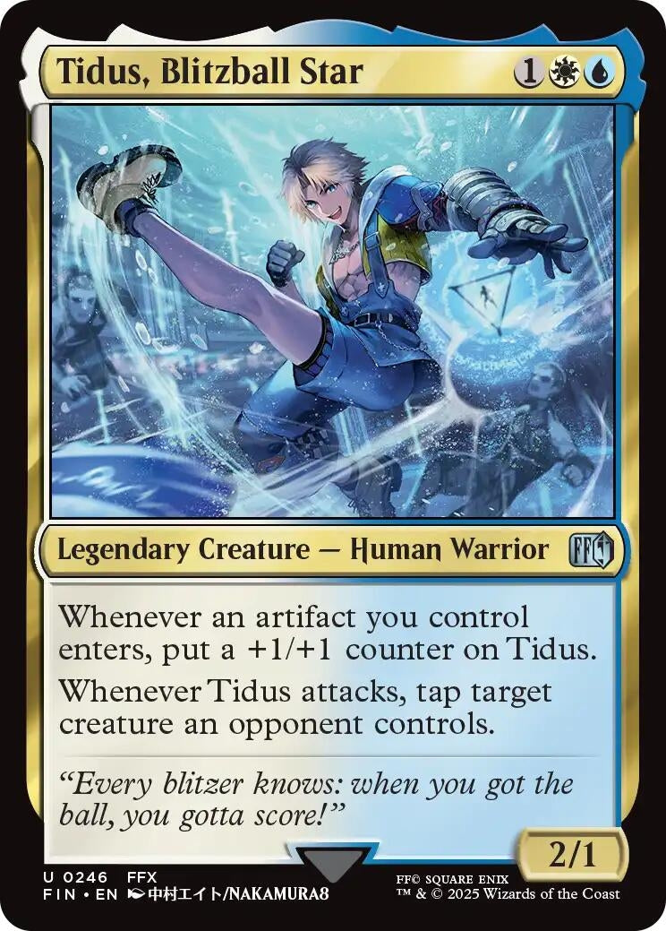 Image for Tidus, Blitzball Star (246) (FINAL FANTASY) - Magic: The Gathering