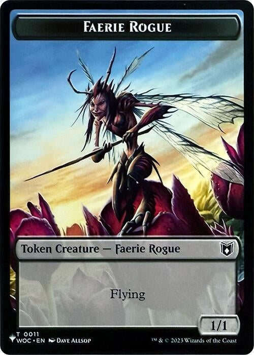 Faerie Rogue // Ox Double-Sided Token (11 // 3) (The List Reprints)