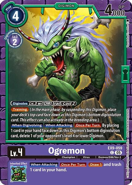 Image for Ogremon (EX9-059 C) (Versus Monsters) (EX-09) - Digimon Card Game