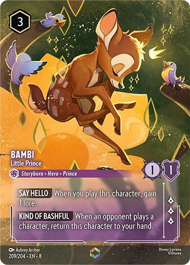 Image for Bambi - Little Prince (Enchanted) (209/204) - Disney Lorcana