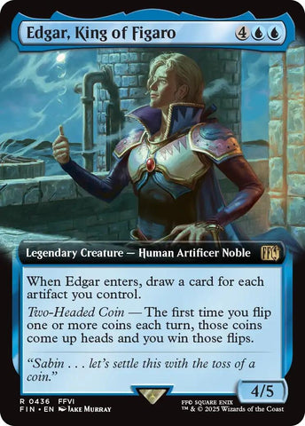 Image for Edgar, King of Figaro (Extended Art) (436) (FINAL FANTASY) - Magic: The Gathering