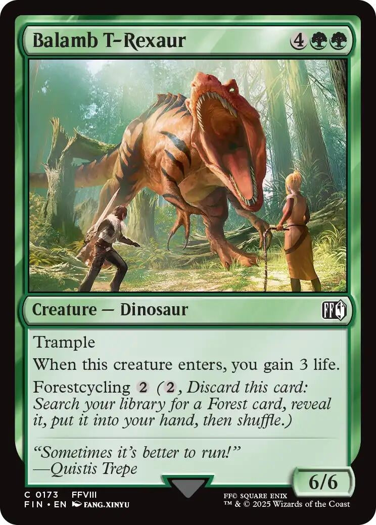 Image for Balamb T-Rexaur (173) (FINAL FANTASY) - Magic: The Gathering