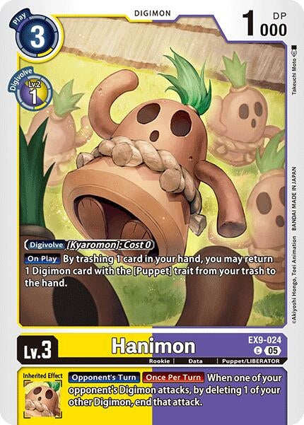 Image for Hanimon (EX9-024 C) (Versus Monsters) (EX-09) - Digimon Card Game