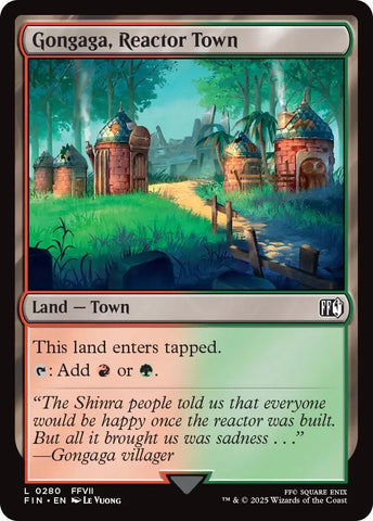 Image for Gongaga, Reactor Town (280) (FINAL FANTASY) - Magic: The Gathering