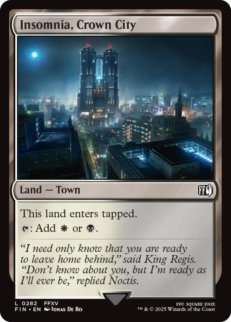 Image for Insomnia, Crown City (282) (FINAL FANTASY) - Magic: The Gathering