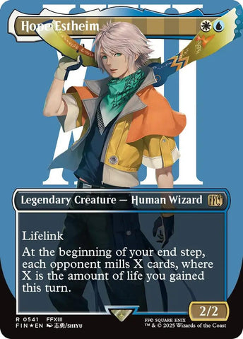 Image for Hope Estheim (Borderless) (Surge Foil) (541) (FINAL FANTASY) - Magic: The Gathering