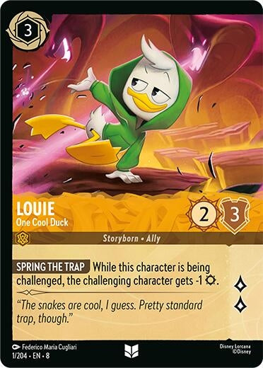 Image for Louie - One Cool Duck (Foil) (1/204) - Disney Lorcana