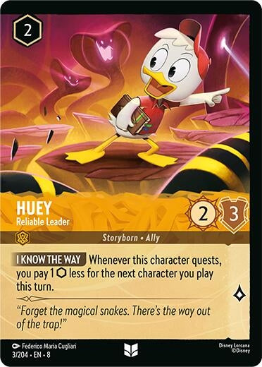 Image for Huey - Reliable Leader (Foil) (3/204) - Disney Lorcana