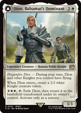 Image for Dion, Bahamut's Dominant (16) (FINAL FANTASY) - Magic: The Gathering