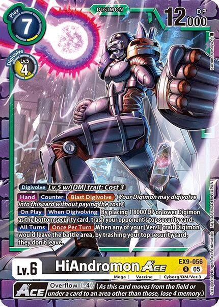 Image for HiAndromon ACE (EX9-056 R) (Versus Monsters) (EX-09) - Digimon Card Game