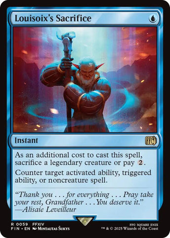 Image for Louisoix's Sacrifice (59) (FINAL FANTASY) - Magic: The Gathering