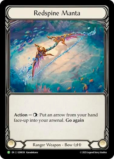 Image for Redspine Manta (GEM039) (GEM Pack 2) - Flesh and Blood TCG