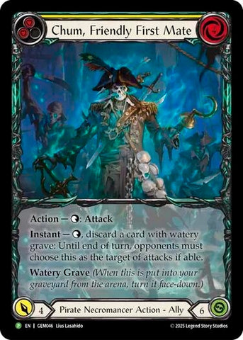 Image for Chum, Friendly First Mate (GEM046) (GEM Pack 2) - Flesh and Blood TCG