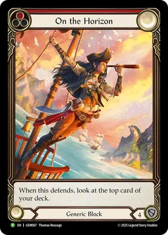Image for On the Horizon (Red) (GEM067) (GEM Pack 2) - Flesh and Blood TCG