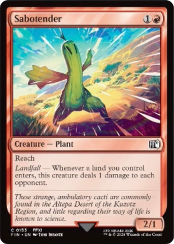 Image for Sabotender (153) (FINAL FANTASY) - Magic: The Gathering