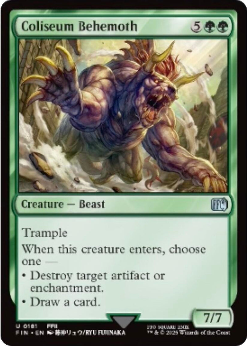 Image for Coliseum Behemoth (181) (FINAL FANTASY) - Magic: The Gathering
