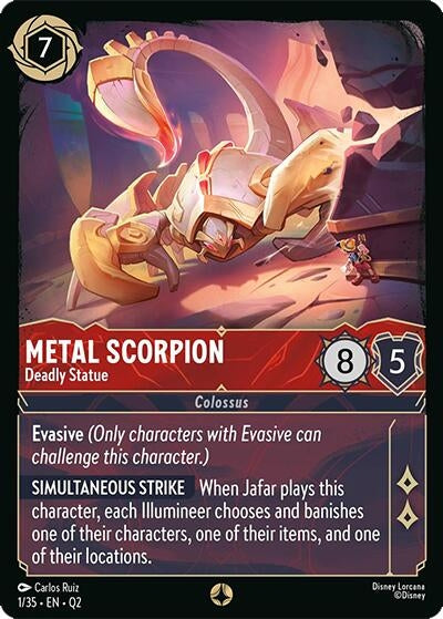 Image for Metal Scorpion - Deadly Statue (1/35) - Disney Lorcana