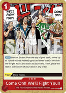 Image for Come On!! We'll Fight You!! (Reprint) (OP09-020) (Starter Deck 23: RED Shanks) - One Piece Card Game