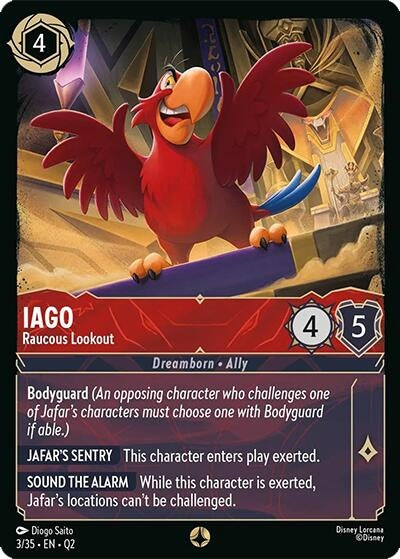 Image for Iago - Raucous Lookout (3/35) - Disney Lorcana