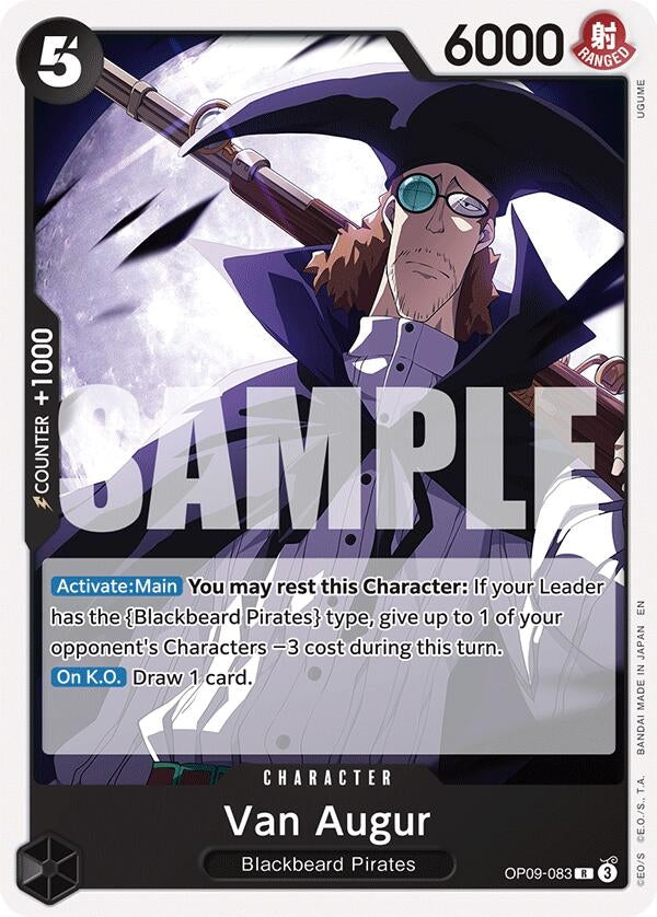 Van Augur (Reprint) (OP09-083) (Starter Deck 27: BLACK Marshall.D.Teach)