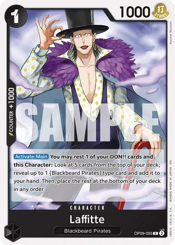 Laffitte (Reprint) (OP09-095) (Starter Deck 27: BLACK Marshall.D.Teach)