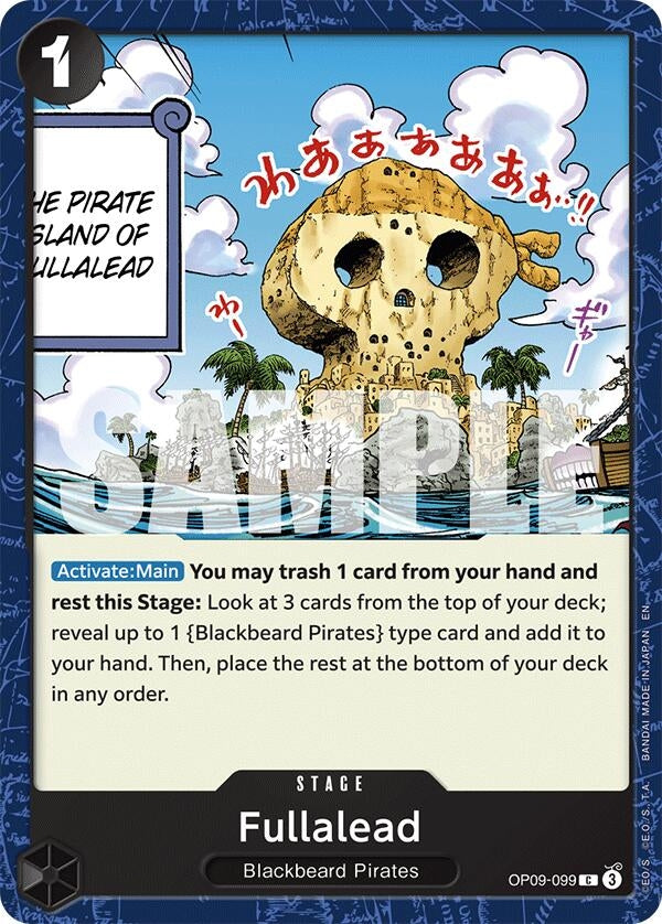 Image for Fullalead (Reprint) (OP09-099) (Starter Deck 27: BLACK Marshall.D.Teach) - One Piece Card Game