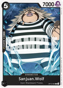 Image for Sanjuan.Wolf (Reprint) (OP10-084) (Starter Deck 27: BLACK Marshall.D.Teach) - One Piece Card Game