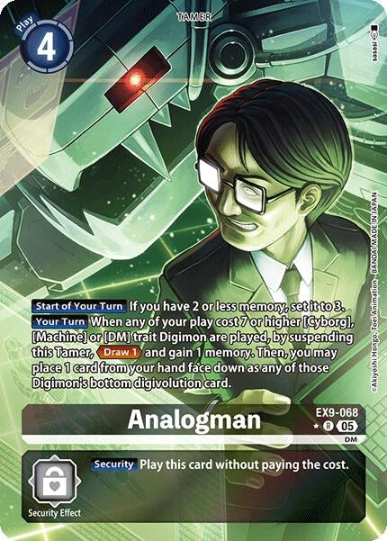 Image for Analogman (Alternate Art) (EX9-068 R) (Versus Monsters) (EX-09) - Digimon Card Game