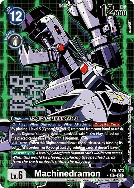 Image for Machinedramon (Alternate Art) (EX9-073 SEC) (Versus Monsters) (EX-09) - Digimon Card Game