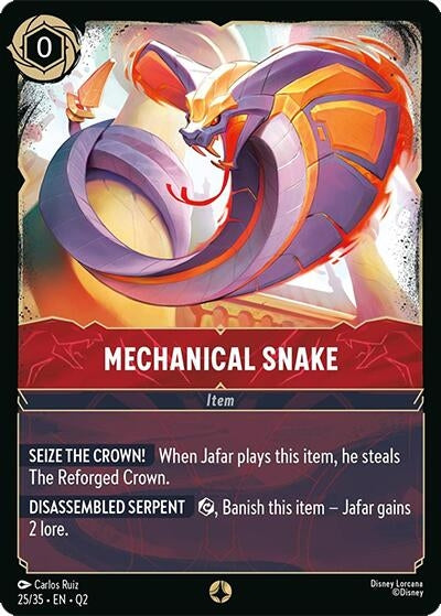 Image for Mechanical Snake (25/35) - Disney Lorcana
