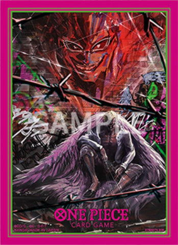 Image for One Piece Card Game Official Sleeves: TCG+ Store Edition Vol. 4 - Donquixote Doflamingo (70-Pack) - Card Sleeves