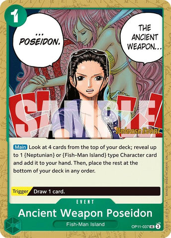 Image for Ancient Weapon Poseidon (OP11-037) - One Piece Card Game