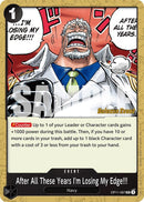 Image for After All These Years I'm Losing My Edge!!! (OP11-097) - One Piece Card Game