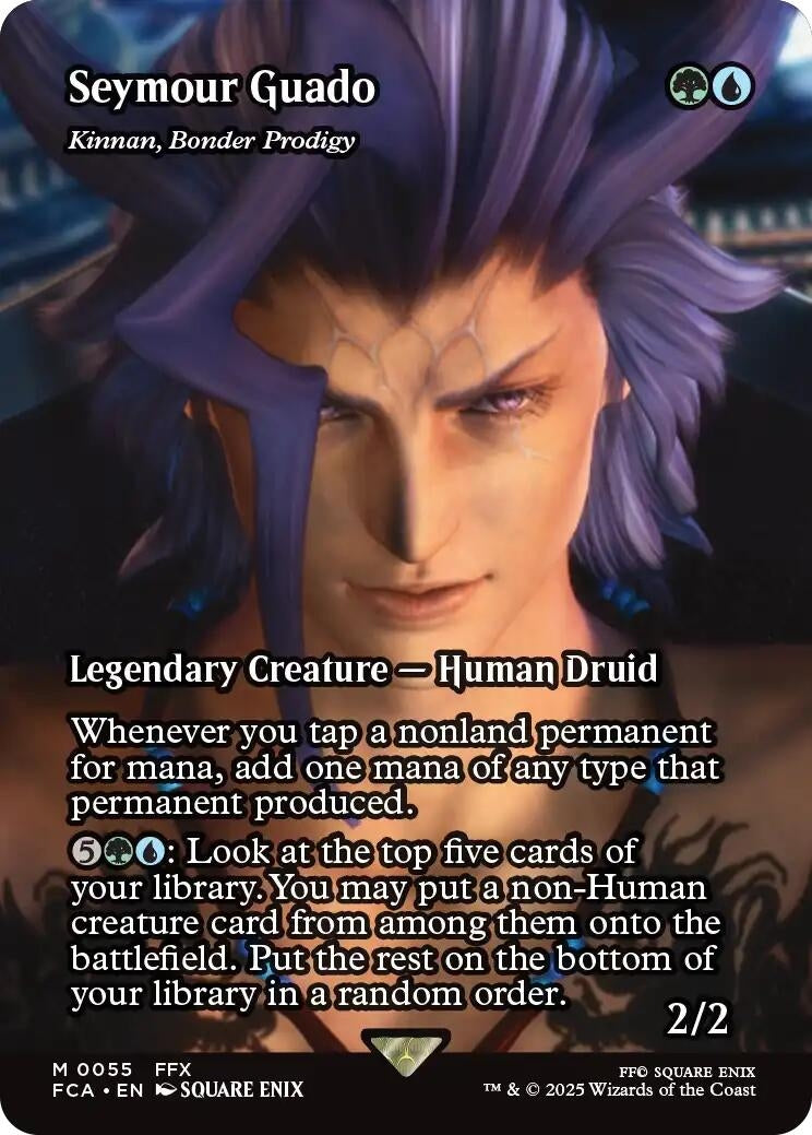 Image for Seymour Guado - Kinnan, Bonder Prodigy (Showcase) (55) (FINAL FANTASY: Through the Ages) - Magic: The Gathering