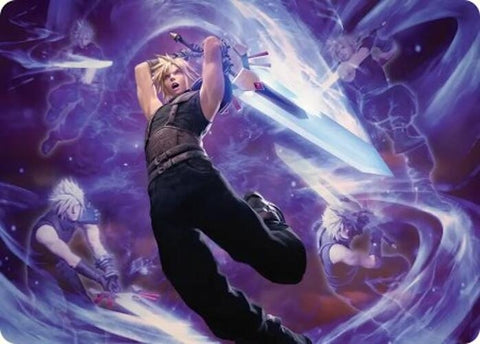 Image for Cloud's Limit Break Art Card (23) (Art Series: FINAL FANTASY) - Magic: The Gathering