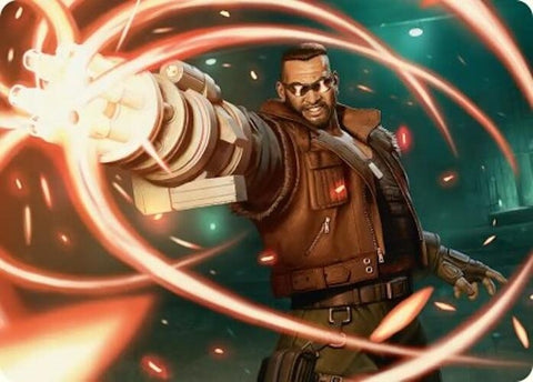Image for Barret Wallace Art Card (8) (Art Series: FINAL FANTASY) - Magic: The Gathering