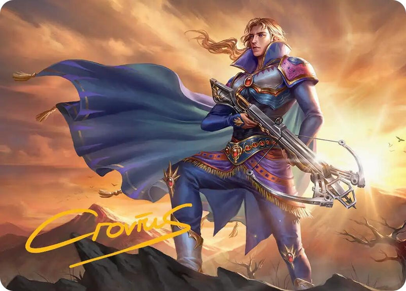 Image for Edgar, Master Machinist Art Card (Gold-Stamped Signature) (27) (Art Series: FINAL FANTASY) - Magic: The Gathering