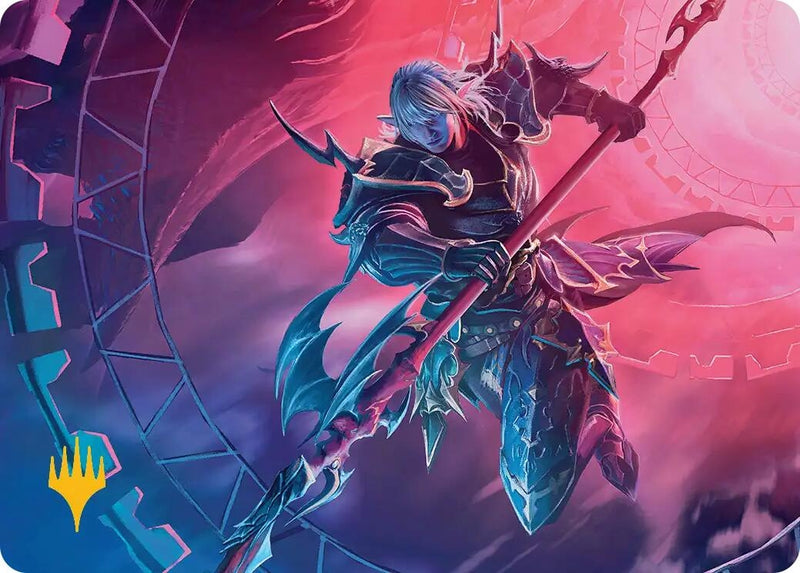Estinien Varlineau Art Card (Gold-Stamped Planeswalker Symbol) (28) (Art Series: FINAL FANTASY)
