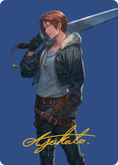 Image for Squall, SeeD Mercenary Art Card (Gold-Stamped Signature) (47) - Magic: The Gathering