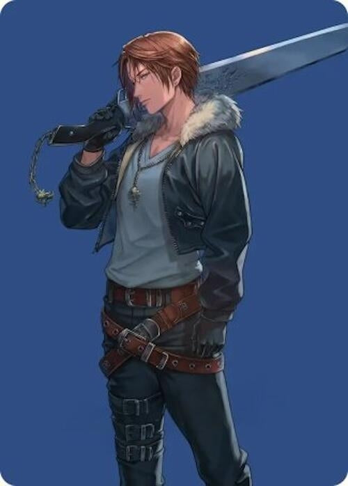 Image for Squall, SeeD Mercenary Art Card (47) - Magic: The Gathering