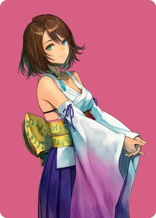Image for Yuna, Hope of Spira Art Card (48) - Magic: The Gathering