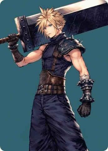 Image for Cloud, Ex-SOLDIER Art Card (50) (Art Series: FINAL FANTASY) - Magic: The Gathering