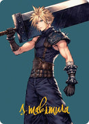 Image for Cloud, Ex-SOLDIER Art Card (Gold-Stamped Signature) (50) (Art Series: FINAL FANTASY) - Magic: The Gathering