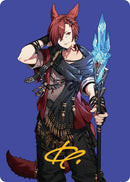 G'raha Tia, Scion Reborn Art Card (51) (Gold-Stamped Signature) (51) (Art Series: FINAL FANTASY)