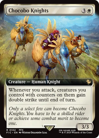 Image for Chocobo Knights (Extended Art) (102) (Commander: FINAL FANTASY) - Magic: The Gathering