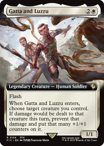 Image for Gatta and Luzzu (Extended Art) (134) (Commander: FINAL FANTASY) - Magic: The Gathering