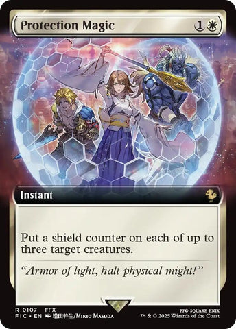 Image for Protection Magic (Extended Art) (107) (Commander: FINAL FANTASY) - Magic: The Gathering