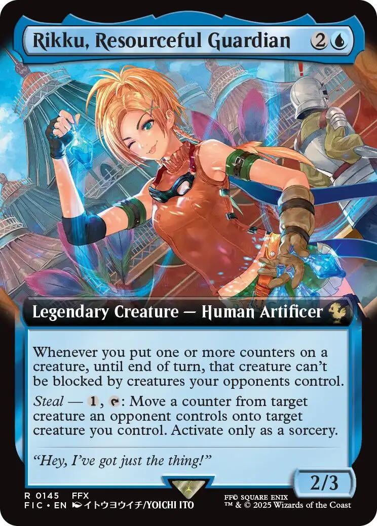 Image for Rikku, Resourceful Guardian (Extended Art) (145) (Commander: FINAL FANTASY) - Magic: The Gathering