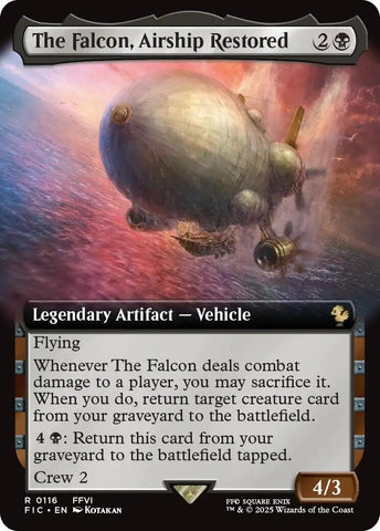 Image for The Falcon, Airship Restored (Extended Art) (116) (Commander: FINAL FANTASY) - Magic: The Gathering